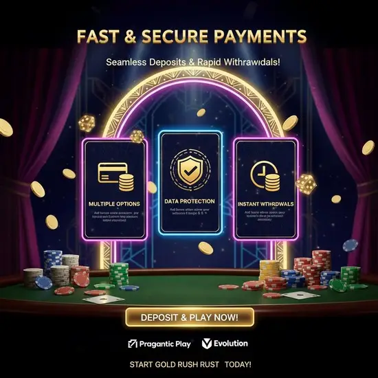 Gyors és biztonságos fizetések a RollDorado Kaszinóban – A pénzed villámgyorsan mozog! ⚡💳